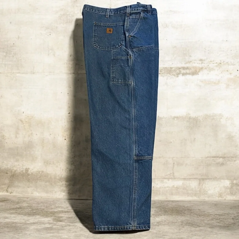 Vintage Carhartt B73 DST Dungaree Vintage Double Knee Logger Carpenter Jeans
